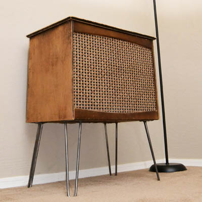 side table record console